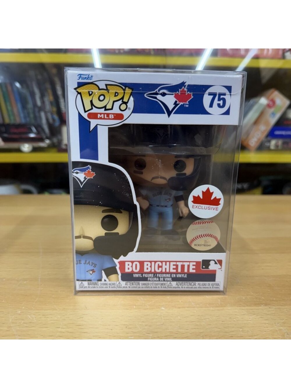 Bo Bichette Funko Pop! MLB 75 Toronto Blue Jays Baseball Pop Canada Exclusive